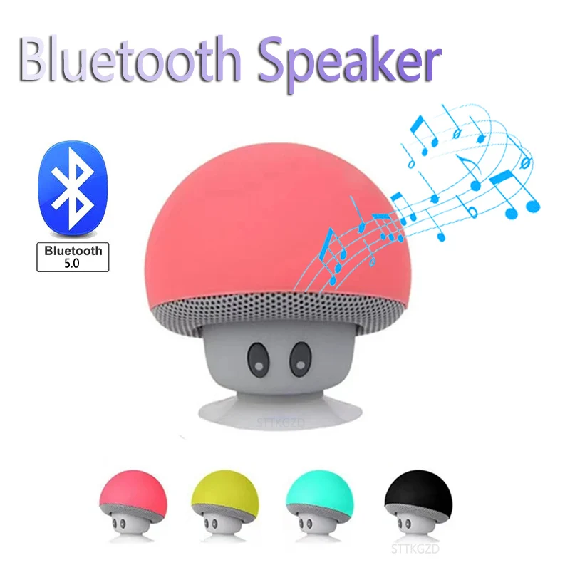 Audio Music Box - Мини-грибной Bluetooth-динамик, портативный беспроводной звуковой ящик,